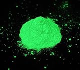 蓄光パウダー 蓄光粉末 高輝度 緑 レジン 夜光パウダー 蓄光塗料 50g【耐水仕様】