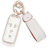 [ZANEKO] N-BOXキーケース適合ホンダ N-BOX NBOX N-ONE N-WGN N-ワゴン スマートキーケース NBOXカスタム N-VAN JF1 JF2 JF3 JF4キーカバー(猫、ホワイト)