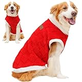 犬服 猫服 可愛い ペット犬の服 ふわふわ Tシャツ 秋冬 保温 防寒犬 着る毛布 ベスト 袖なし サンゴフリース ドッグウェア 小型犬 中型犬 大型犬 ラブラドール 柴犬 服 チワワ服 変身服 コスプレ お散歩 出かけ服 (レッド, XL)