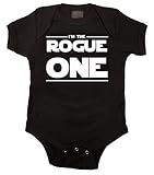 Kiditude Rogue 1つのベビーワンピースボディスーツロンパース カラー: ブラック
