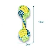 1pc / 7pcsコットン編みロープノットBiting Toy Forペット犬インタラクティブおもちゃChewing Colorful cotton rope dumbbells YZZ-EF-20