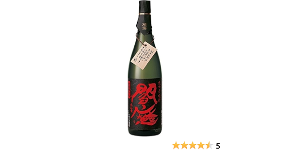 Amazon Co Jp 老松酒造 全量麹仕込麦焼酎 黒閻魔 25度 焼酎 大分県 1800ml 食品 飲料 お酒