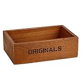 SIKIWIND木製 ボックス ケース 多肉植物 花 収納 庭　プランター　耐腐食性　素朴　 (ブラウン)