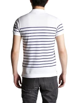 Naval Stripe Polo Shirt 1217-499-7106: Cobalt