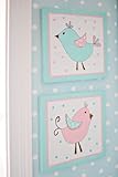 My Baby Sam 2 Piece Pixie Baby Wall Decor, Aqua by My Baby Sam [並行輸入品]