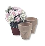 Unfinished Mini Wooden Flower Pot (pack of 12) [並行輸入品]