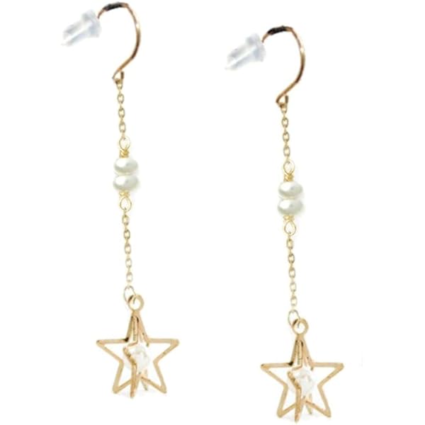 Amazon | k18 音符 ピアス 3タイプ k18 ゴールド 18K フック 18