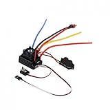 Dovewill 　1/10 RCカー用　調整可能　80A ESC　ブラシレス　スピードコントローラ