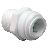 LASCO 19 – 6023オスパイプねじアダプタpush-in継手with 1 / 2インチodチューブと1 / 2インチオスパイプスレッド、プラスチック