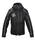 [ACE CAFE LONDON] スポーツ フーデッド メッシュジャケット SS2203MJ BK M