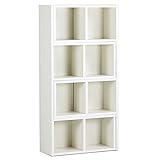 arne オープンラック コーナーラック 本棚 完成品 伸縮ディスプレイラック R+R 60-4 ホワイトウッド