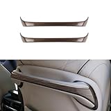 TARCELL アルファード 40系 ヴェルファイア 40系 アクセサリー シートアシストグリップパネル 2列目 シートアシストグリップガーニッシュ インテリアパネル 車種専用 ABS製 アルファード 40系 内装 カスタムパーツ 2p 木目調