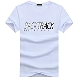 BUZZxSELECTION(バズ セレクション) Tシャツ 半袖 カットソー おしゃれ ロゴ プリント インナー メンズ BSTS014 (01 ホワイト,5XL)