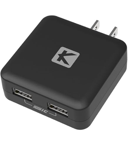 Amazon | KYOHAYA usb 充電器 薄型 2ポート 2.4A 急速 ACアダプター