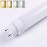 【工事不要で簡単交換】LED蛍光灯 LED直管蛍光灯 20W形 58cm 10W 2000lm G13口金 高輝度・省エネ・長寿命 電球色/白色/昼白色/昼光色 FL20・FLR20・FHF20対応 回転式口金 (昼光色6000K)