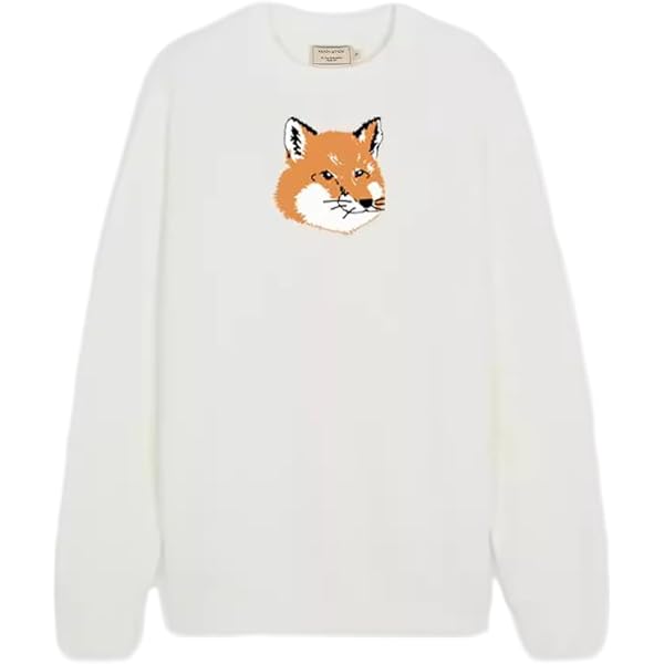 Amazon.co.jp: MAISON KITSUNE(メゾンキツネ) FOX HEAD MEN/スウェット