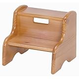 Kid's Step Stool in Honey Oak by Little Colorado
