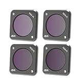 WH-US DJI Action 2専用 レンズフィルター DJI Action 2対応フィルター (ND-8PL+ND-16PL+ND-32PL+ND-64PL)