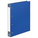 G－Aim:Dリングバインダー　A4タテ　4穴　280枚収容　背幅40mm　ブルー　G600－BL　1冊 5140329