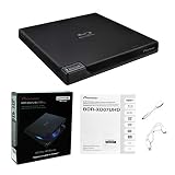 Produplicator Pioneer BDR-XD07UHD ポータブル 6X ウルトラHD 4K ブルーレイバーナー 外付けドライブバンドル Cyberlink ソフトウェア ダウンロードインストールコードとUSBケーブル付き - CD DVD BD DL BDXL ディスクを燃やす