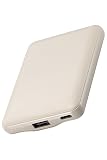 エレコム モバイルバッテリー 15W 5000mAh 2ポート Type-C USB-A &me 小型 軽量 グレージュ DE-C45-5000GB