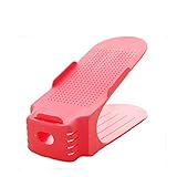 Magical Home多彩な一体式鞋架 創意プラスチック鞋架 立体式収納鞋架 家居用品 (ピンク)