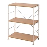 ワイヤーシステムラック 3段 RFR-3 WN/IV 3段