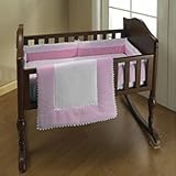 Baby Doll Bedding Ric Rac Mini Crib/ Port-a-Crib Set, Pink by BabyDoll Bedding