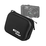 DURAGADGET Sturdy Black Camera Case with Soft Fleece Lining for Panasonic Lumix DMC-TZ35 & Panasonic