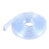 uxcell コーナークッション コーナーガード 家具 テーブル 机 エッジコーナークッション コーナーガード プロテクタ 透明 クリアブルー PVC 1M長さ