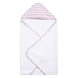 Trend Lab Orchid Bloom Chevron Hooded Towel, Purple by Trend Lab
