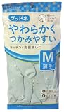 ダンロップ 天然ゴム手袋 グッドネうす手 M ブルー