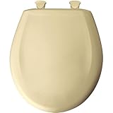 Bemis 200SLOWT 141 Round Closed Front Toilet Seat, Vanilla by Bemis
