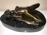 ブロンズ真鍮アートメスStatue – Tied to the Groung – セクシーなボンデージ – Erotic Tease – Sexy Naked Girl – Realブロンズ – Ra