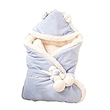 FOLOBE 赤ちゃんおくるみ ベビー寝袋 新生児 布団 春秋冬 厚み 防寒防風 カシミヤ 柔らかい 可愛い 多機能 健康 安心 お母さんの選択 昼寝用 産後用 お出かけ 出産お祝い 子育て必需品