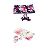 B Blesiya ベビー小物　おくるみ　寝袋　毛布　ウサギの耳　ヘアバンド　ベビー服　ベビー小物　2個セット