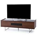 テレビ台 テレビボード スチール脚 引き出し2杯 AV機器収納 コードリール付き ハイタイプ 国産 幅150cm ~49型まで対応 ブラウン