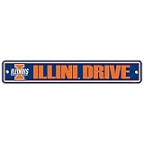 Illinois Fighting IlliniプラスチックStreet Sign