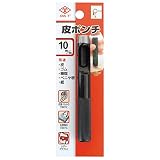 国産 No.110 皮ポンチ (ブリスターパック) 10mm ビニール ゴム うす板 松茸木 穴あけ 円板制作 高芝ギムネ 三富D