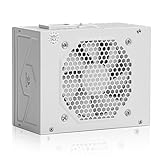 Redragon PSU015 80+ Platium 750ワット SFX フルモジュラー電源 80プラス認証 100%日本コンデンサ & 低ノイズSmart-ECO 0 RPMファン、フルモッズケーブル ATX対応パネル付き ホワイト