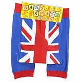 UK FLAG/ユニオンジャック◎ベビーショートスパッツ（80～100cm）子供用タイツ/モンキーパンツ/レギンス