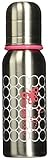 organicKidz Narrow Necked Stainless Steel Bottle, Flutterbye, 7 Ounce by organicKidz