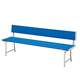 折りたたみパブリックベンチ　背もたれ付き　幅180cm　ガーデンベンチ