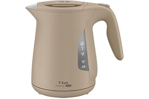 ティファール 電気ケトル 1.2L 大容量 転倒お湯もれロック 「ジャスティン ロック カフェオーレ」 省スチーム設計 ブラウン KO5902JPA