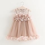 新2016年の夏の服を着る女の子子供たちの服女の子党の服の児童の服装ピンクプリンセス花女孩ワンピースヒット