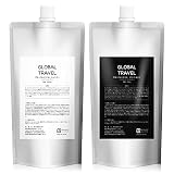 【大容量】【硬水対応】GLOBAL TRAVEL グローバルトラベル シャンプー 500ml & トリートメント 500g (セット)