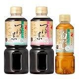 にんべん 塩分ひかえめ 糖質オフつゆ 健康3種セット 計3本 各500ml 1699年創業 鰹節・だし専門店のにんべん