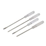 DealMux 127ミリメートル、162ミリメートル長い非磁性ヒントプラスマイナスドライバーを1に4を設定します