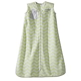Halo SleepSack Micro-Fleece Wearable Blanket, Green Zig Zag, Small by Halo