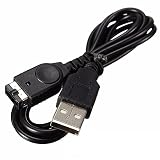 WINGONEER 1.2M任天堂ゲームボーイアドバンスSP（GBA SP）/任天堂DSオリジナルコンソール用USB電源充電ケーブル